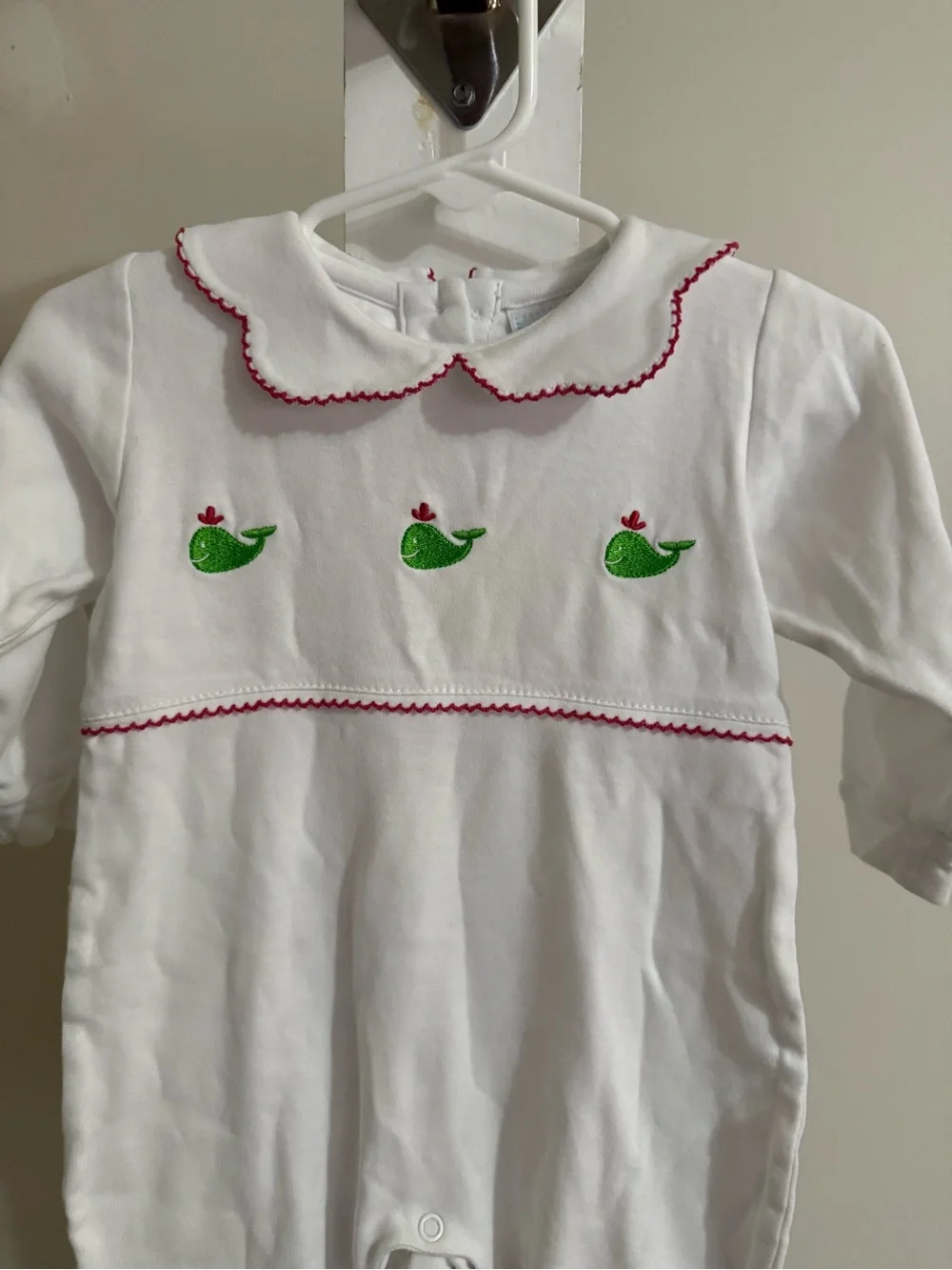 Little English Whale Romper